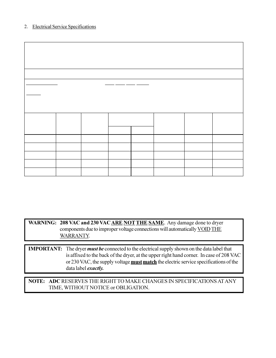 American Dryer Non-Tilting Phase 5 ML-200 User Manual | Page 22 / 59