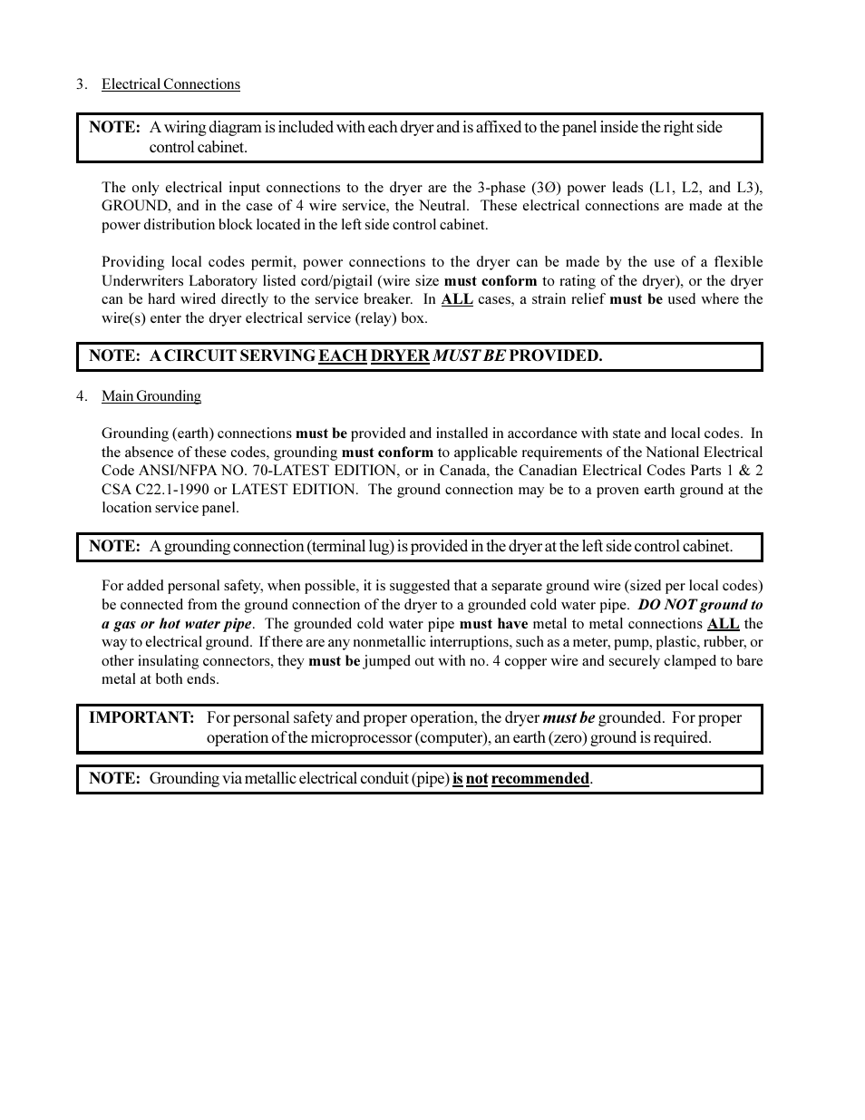 American Dryer Non-Tilting Phase 5 ML-200 User Manual | Page 24 / 59