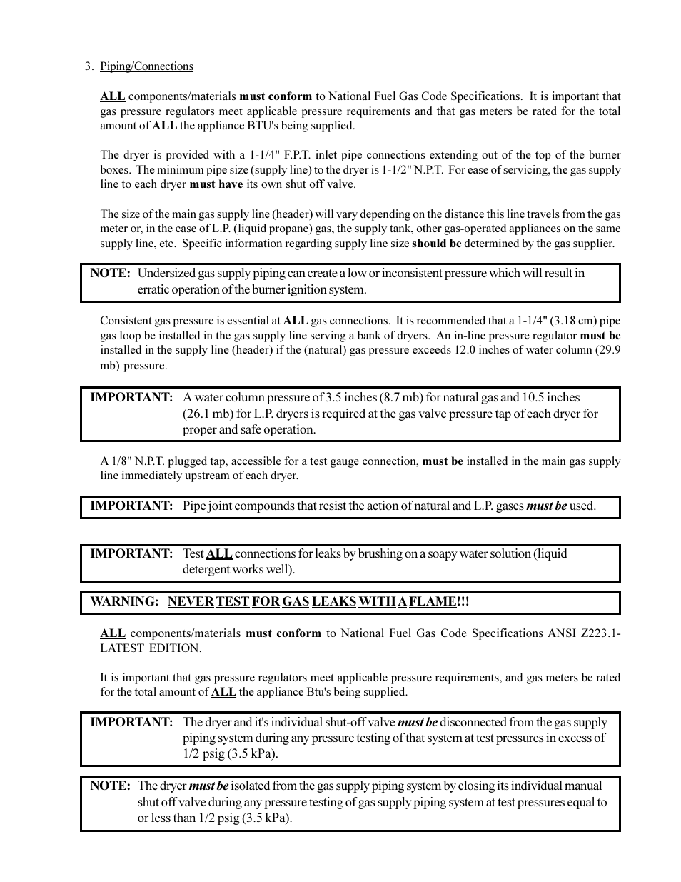 American Dryer Non-Tilting Phase 5 ML-200 User Manual | Page 27 / 59