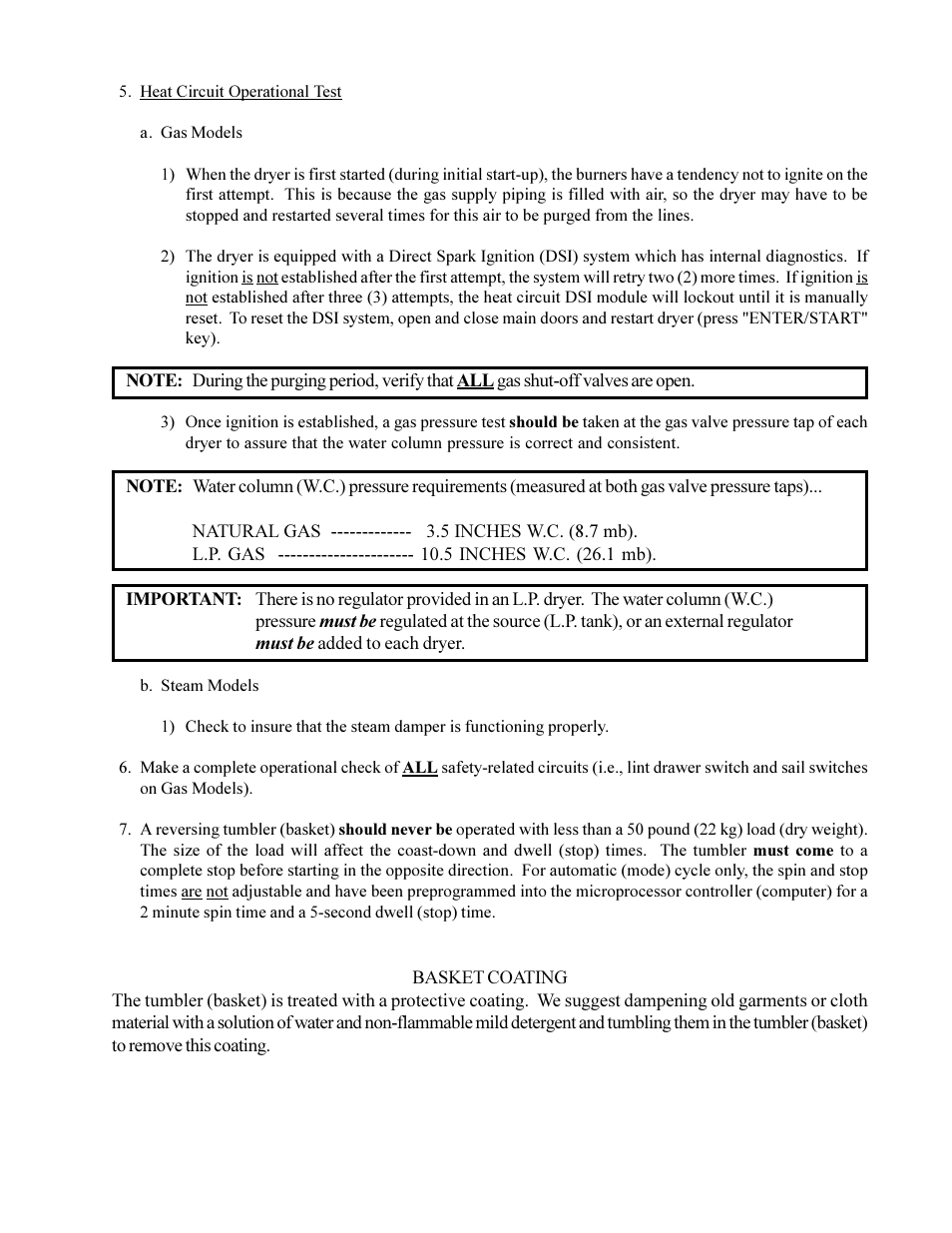 American Dryer Non-Tilting Phase 5 ML-200 User Manual | Page 35 / 59