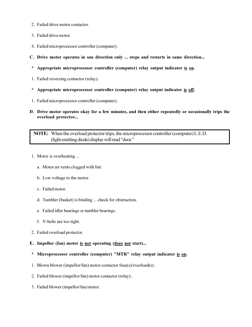 American Dryer Non-Tilting Phase 5 ML-200 User Manual | Page 47 / 59