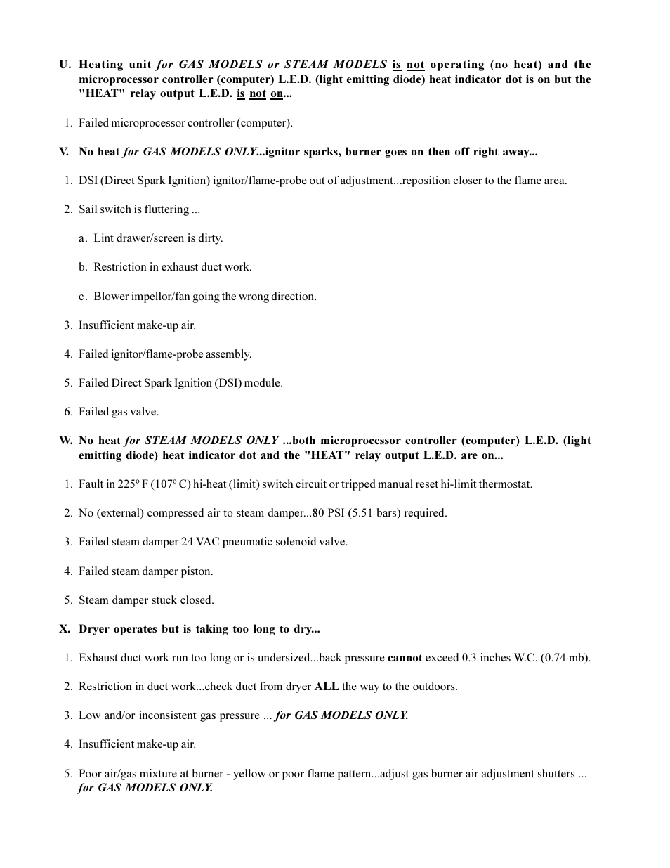 American Dryer Non-Tilting Phase 5 ML-200 User Manual | Page 52 / 59