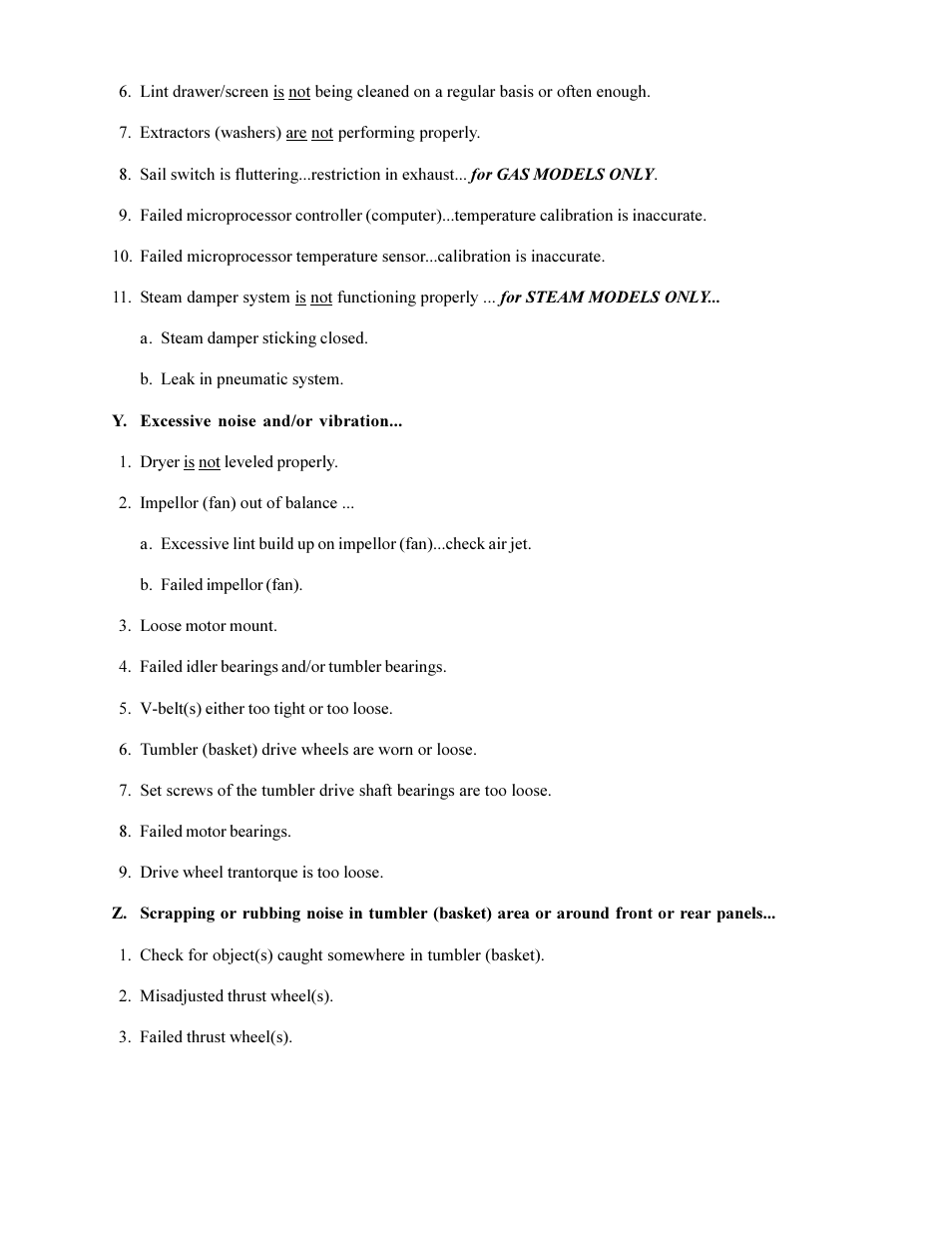 American Dryer Non-Tilting Phase 5 ML-200 User Manual | Page 53 / 59