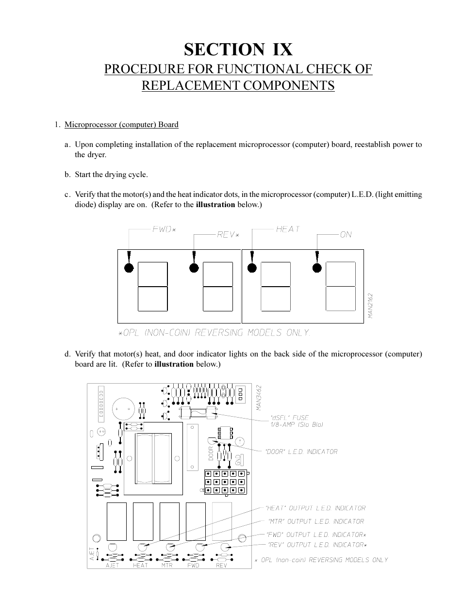 American Dryer Non-Tilting Phase 5 ML-200 User Manual | Page 55 / 59
