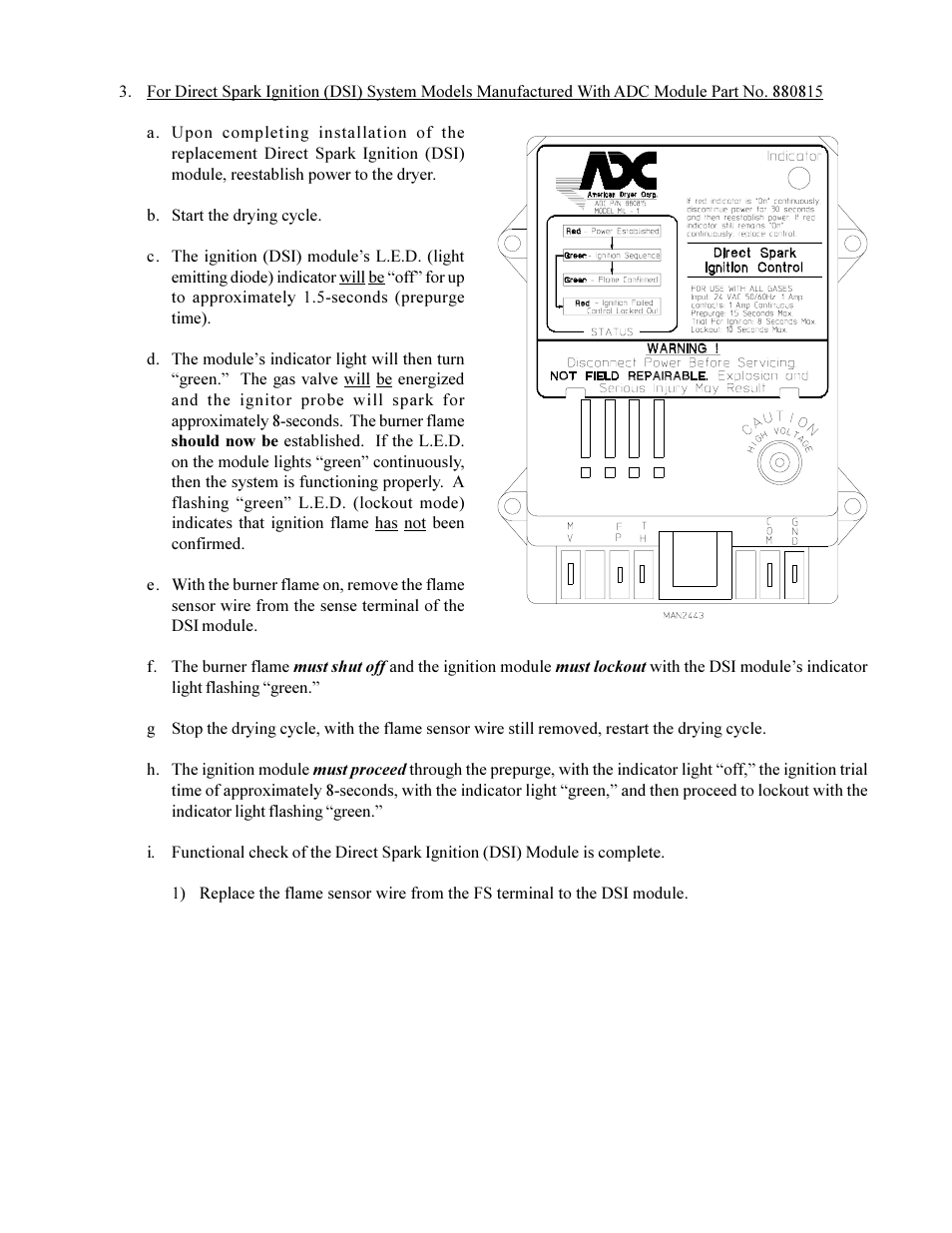 American Dryer Non-Tilting Phase 5 ML-200 User Manual | Page 57 / 59