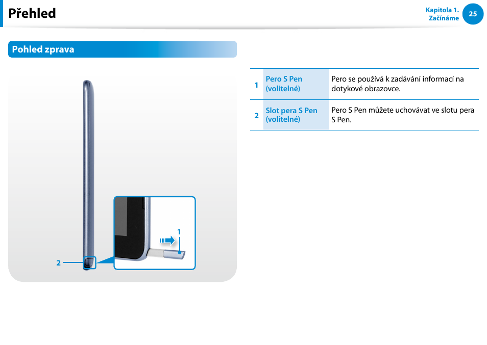 Přehled | Samsung XE500T1C User Manual | Page 26 / 117