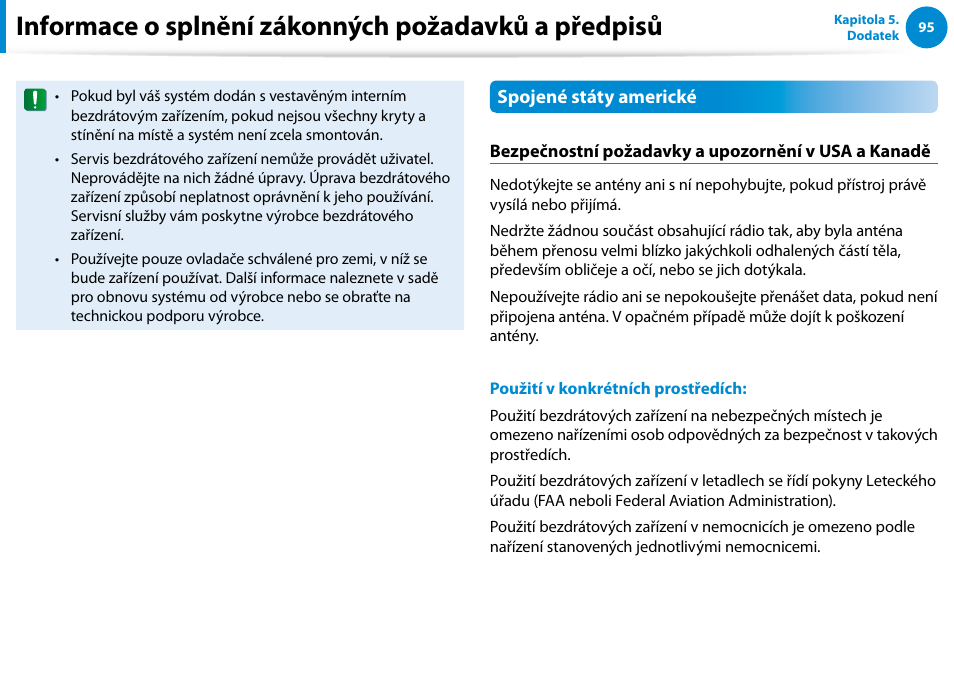 Informace o splnění zákonných požadavků a předpisů | Samsung XE500T1C User Manual | Page 96 / 117