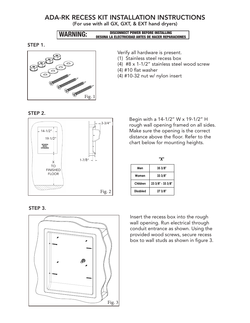 American Dryer A Series User Manual | 2 pages