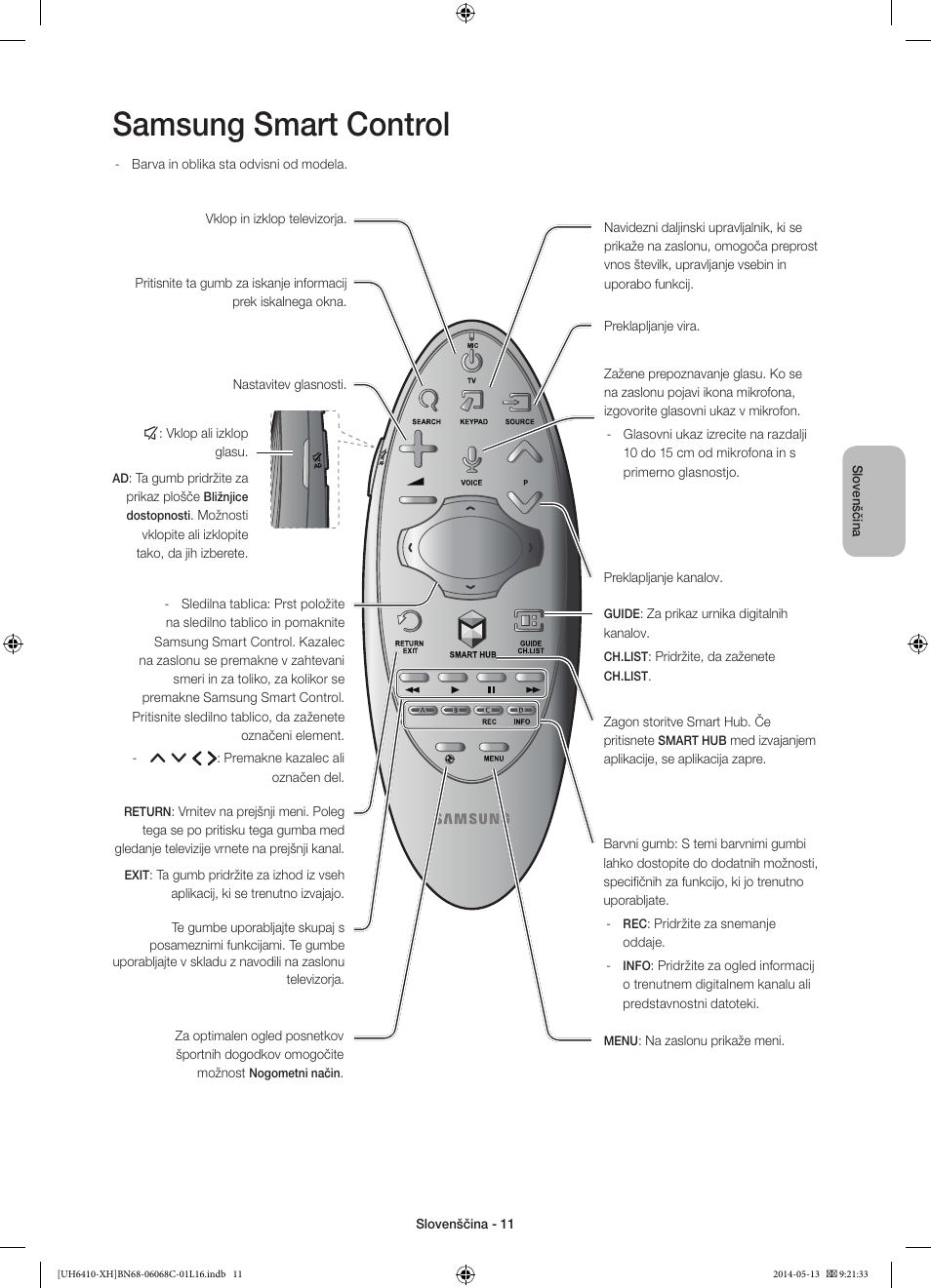 Samsung smart control | Samsung UE32H6410SS User Manual | Page 275 / 353