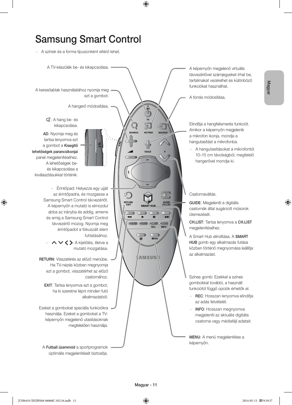 Samsung smart control | Samsung UE32H6410SS User Manual | Page 33 / 353