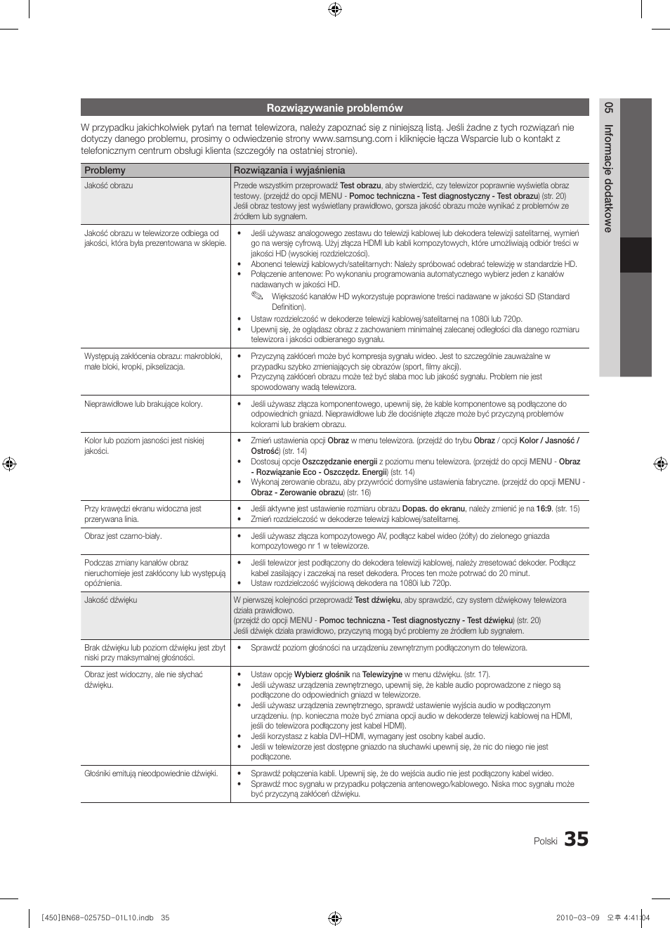 Samsung PS42C450B1W User Manual | Page 115 / 401