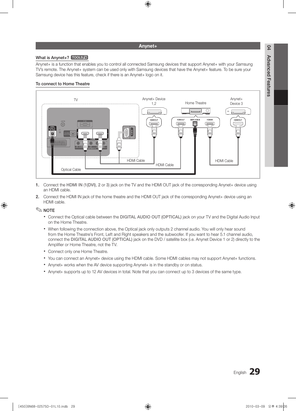 Samsung PS42C450B1W User Manual | Page 29 / 401