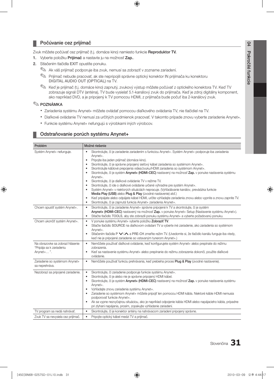 Samsung PS42C450B1W User Manual | Page 311 / 401