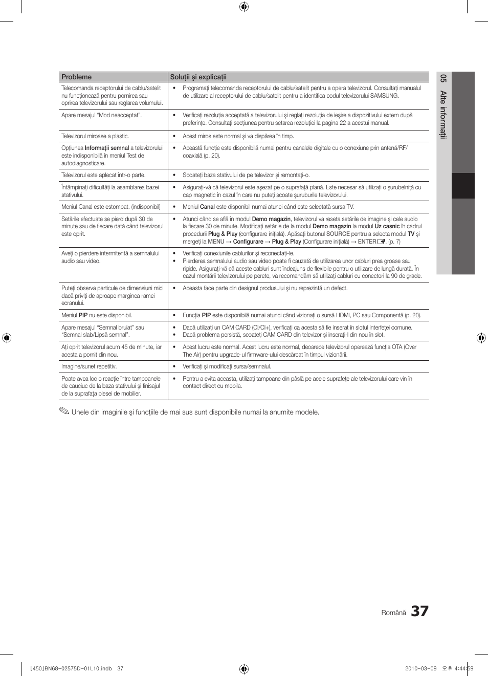 Samsung PS42C450B1W User Manual | Page 357 / 401