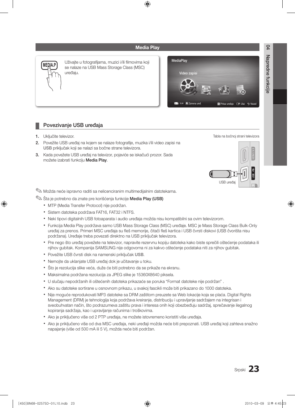 Samsung PS42C450B1W User Manual | Page 383 / 401