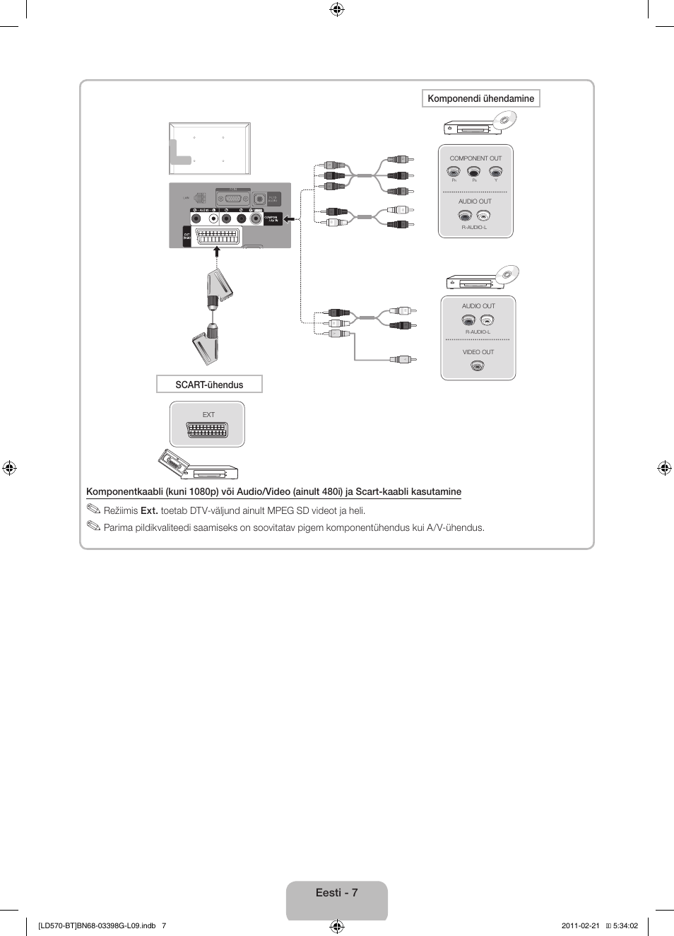 Eesti - 7 | Samsung LE40D570K2S User Manual | Page 103 / 145