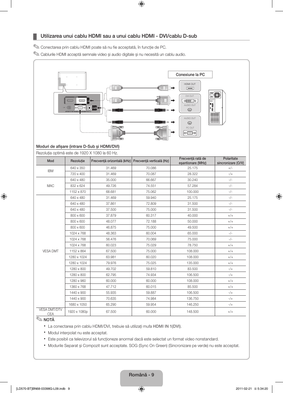 Samsung LE40D570K2S User Manual | Page 121 / 145
