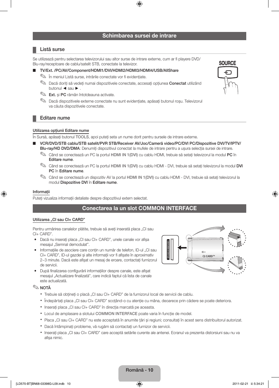 Samsung LE40D570K2S User Manual | Page 122 / 145