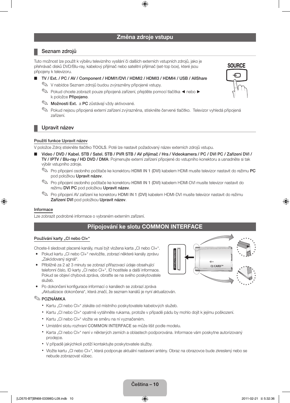 Samsung LE40D570K2S User Manual | Page 26 / 145