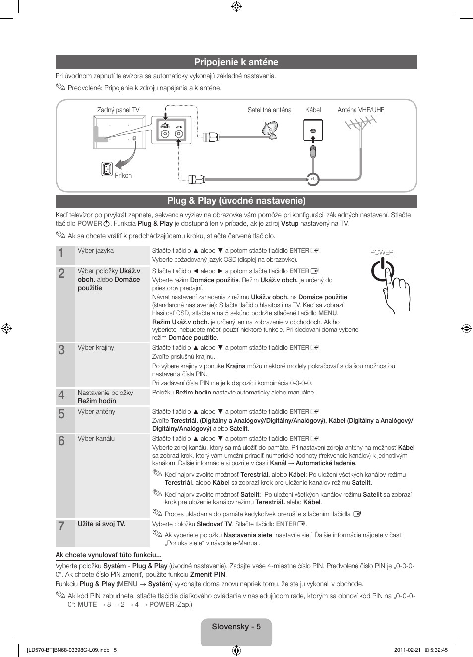 Samsung LE40D570K2S User Manual | Page 37 / 145