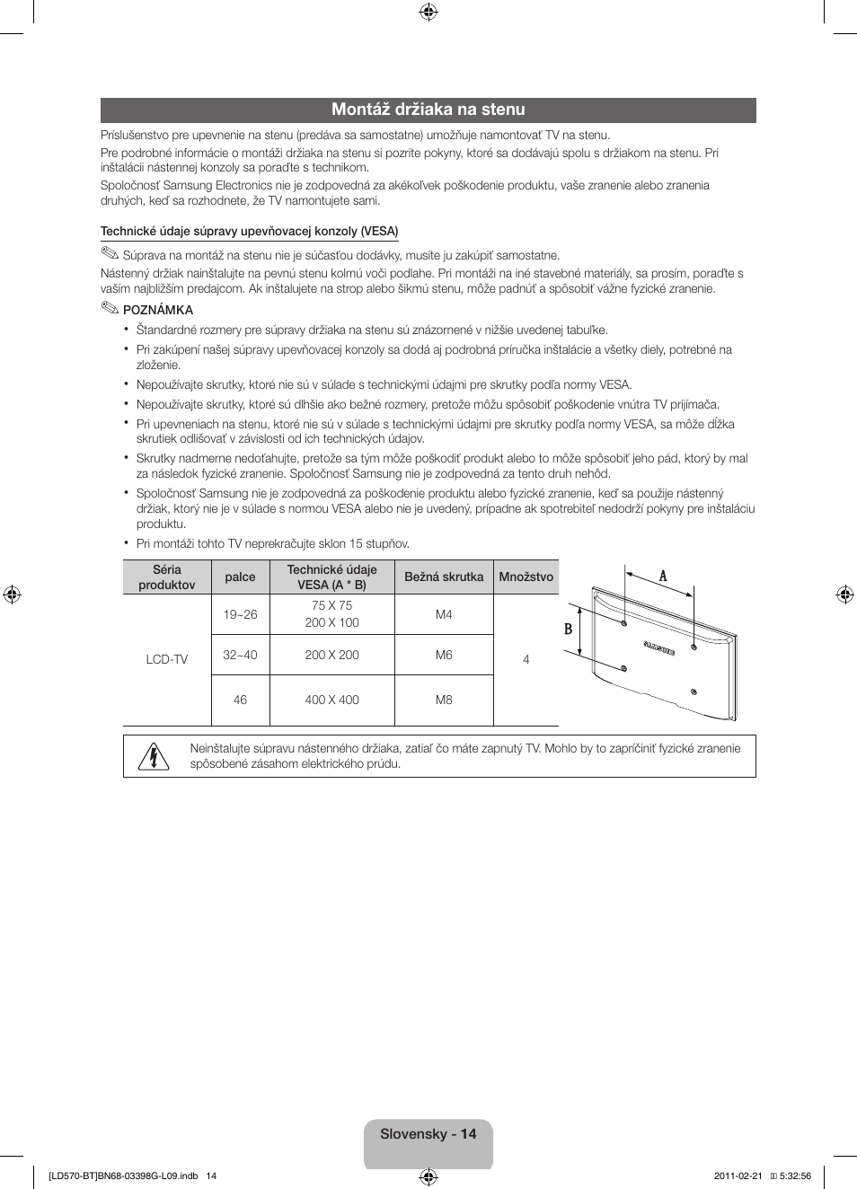Samsung LE40D570K2S User Manual | Page 46 / 145