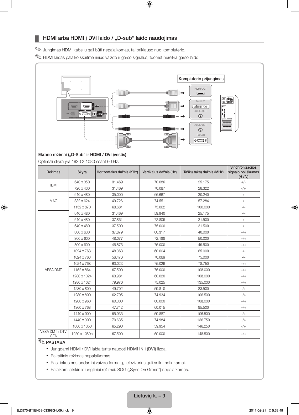 Samsung LE40D570K2S User Manual | Page 89 / 145