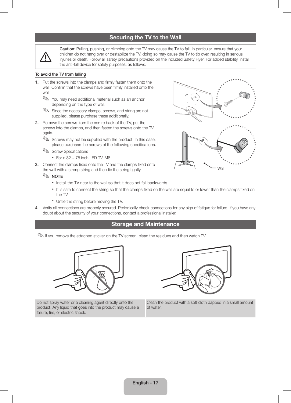 Samsung UE32D5800VW User Manual | Page 17 / 163