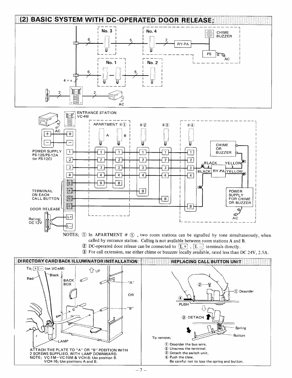 Aiphone VC-58MT User Manual | Page 7 / 8