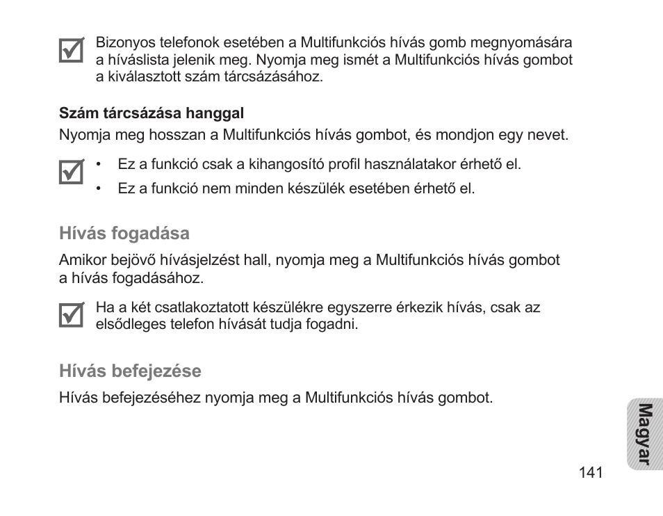 Samsung HM1200 User Manual | Page 143 / 154