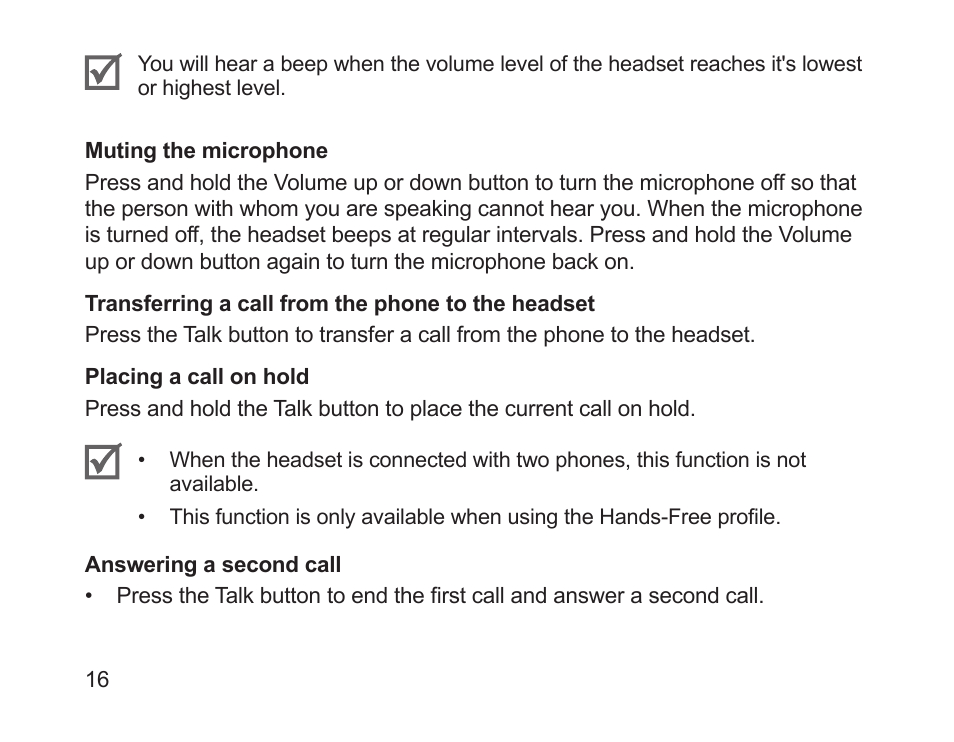 Samsung HM1200 User Manual | Page 18 / 154