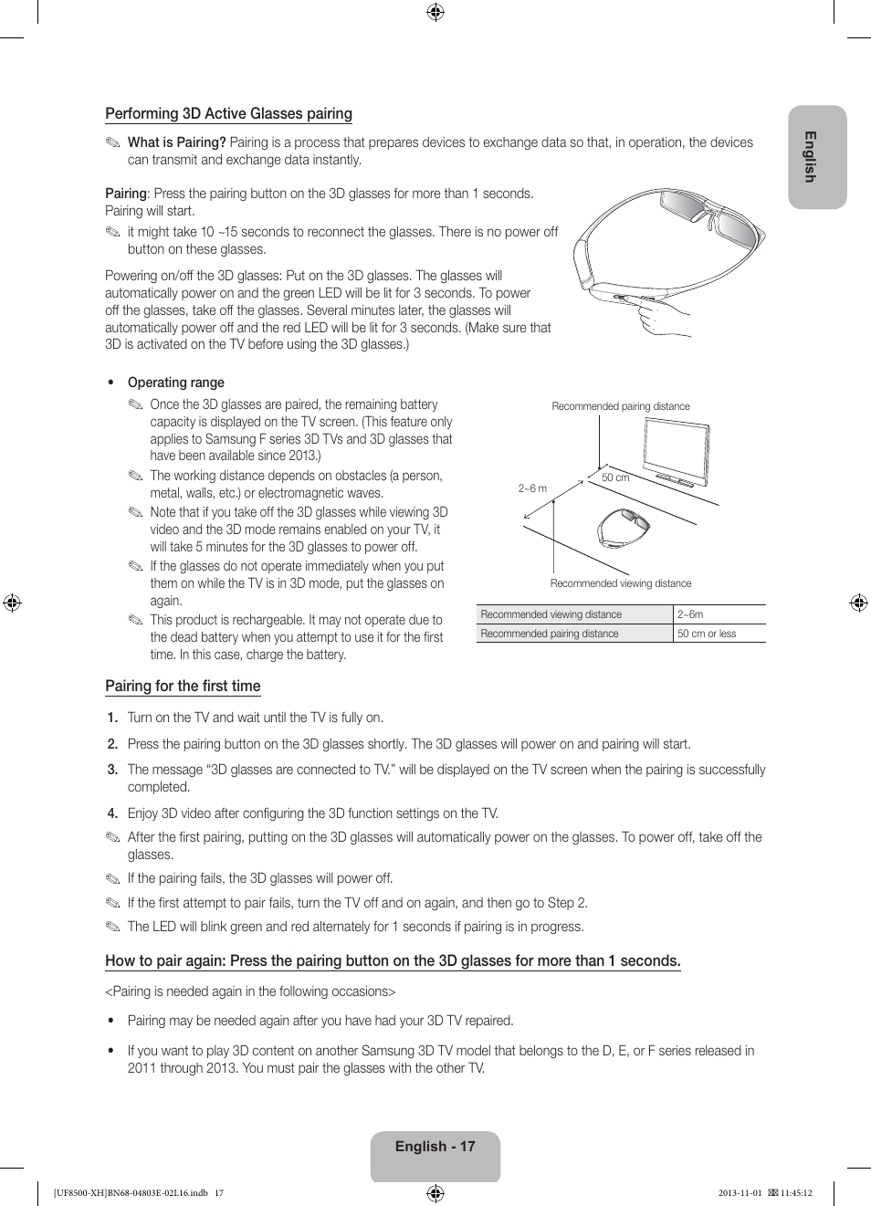 Samsung UE46F8500SL User Manual | Page 17 / 385
