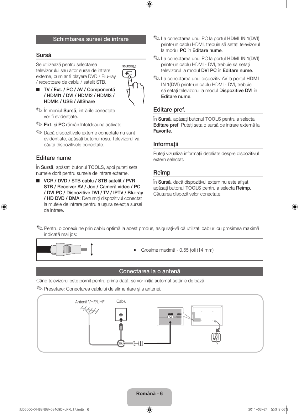 Samsung UE40D6000TW User Manual | Page 168 / 344