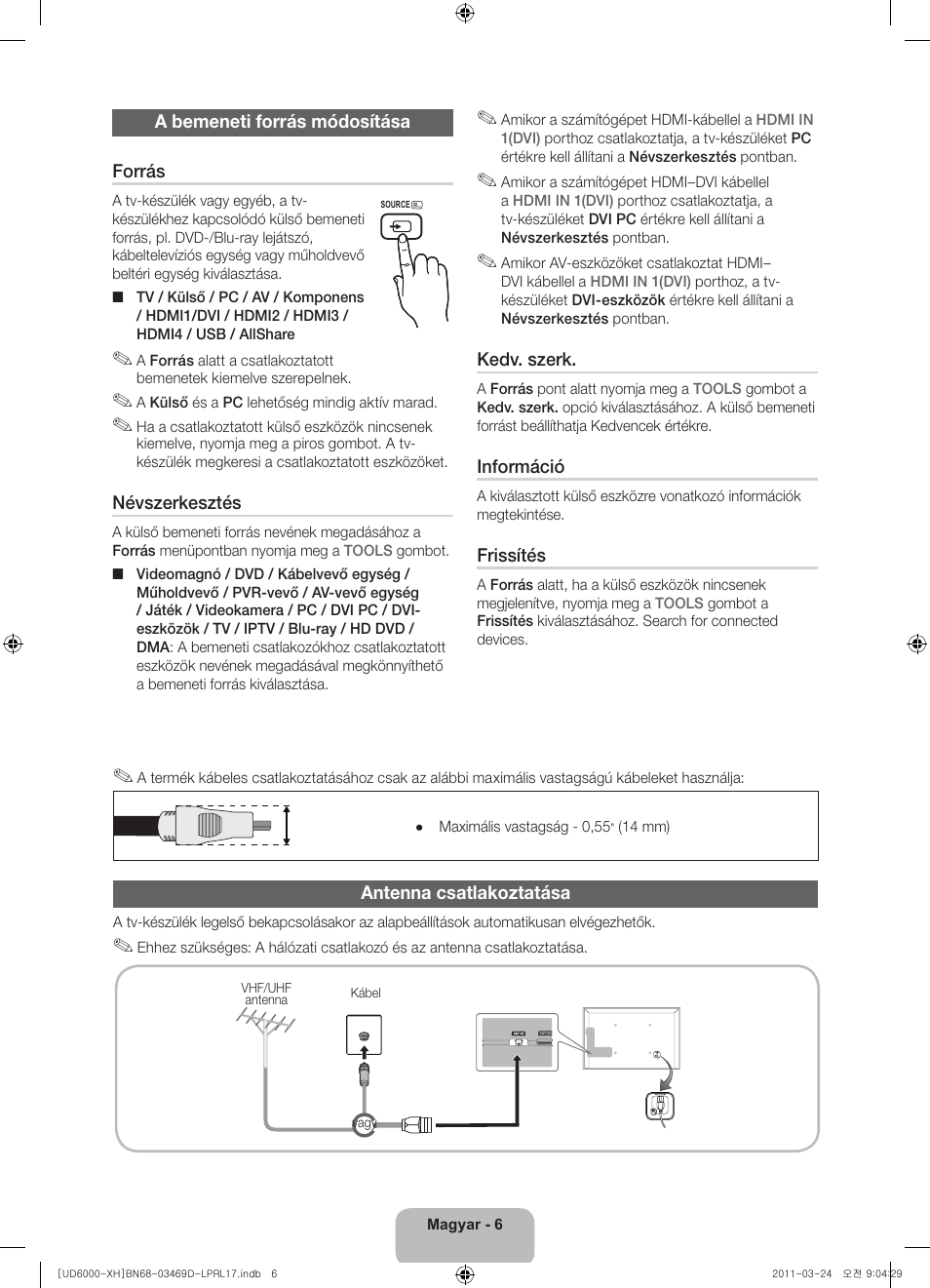 Samsung UE40D6000TW User Manual | Page 28 / 344