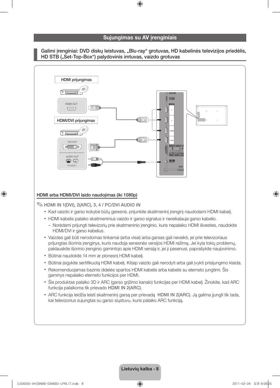 Samsung UE40D6000TW User Manual | Page 290 / 344