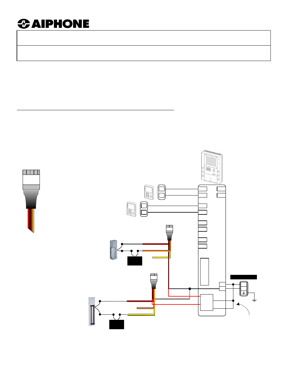 Aiphone DOOR RELEASE RELAY MODULE RY-24L User Manual | 3 pages
