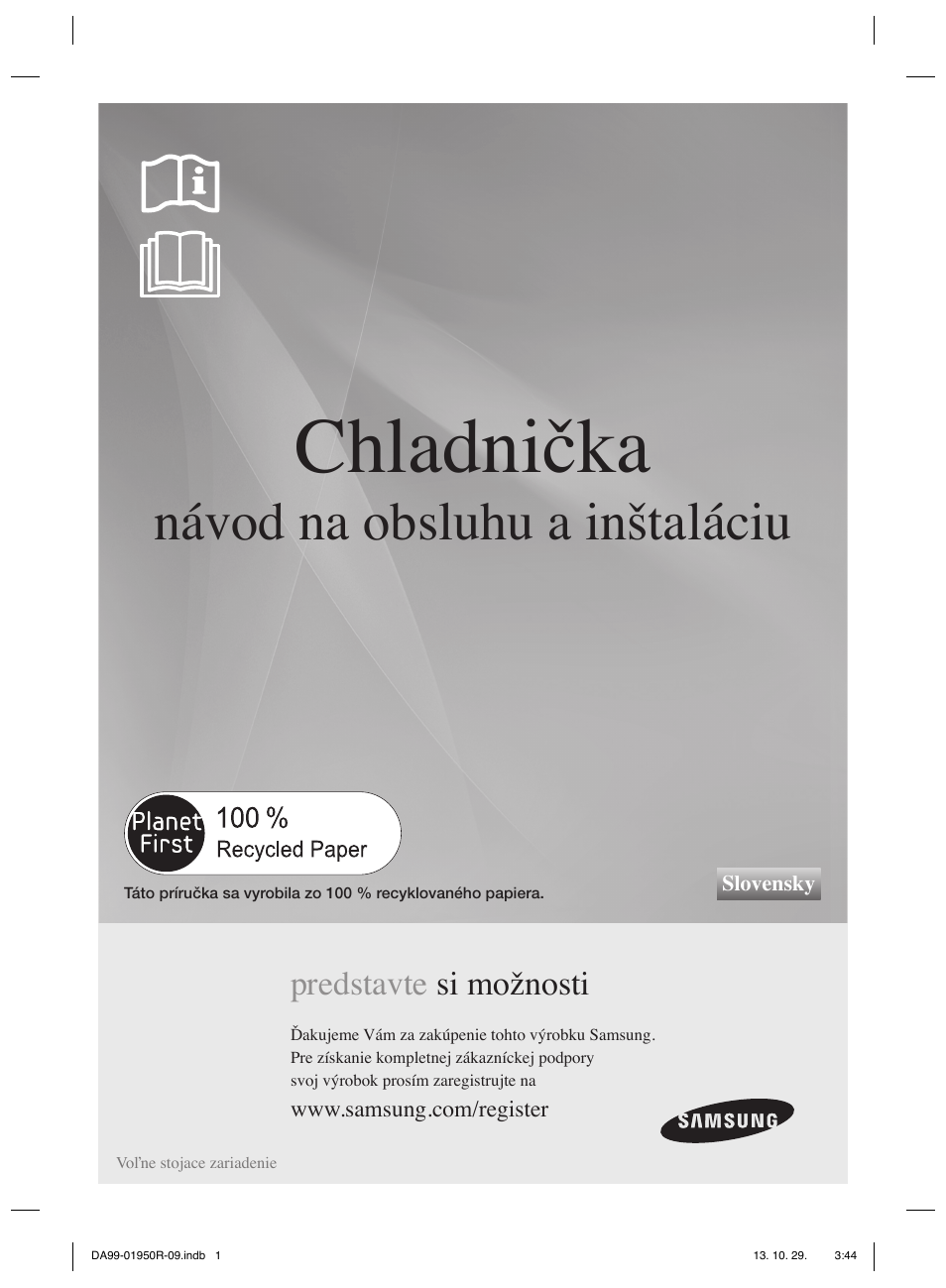 Chladnička, Návod na obsluhu a inštaláciu, Predstavte si možnosti | Samsung RR82PHIS User Manual | Page 89 / 200