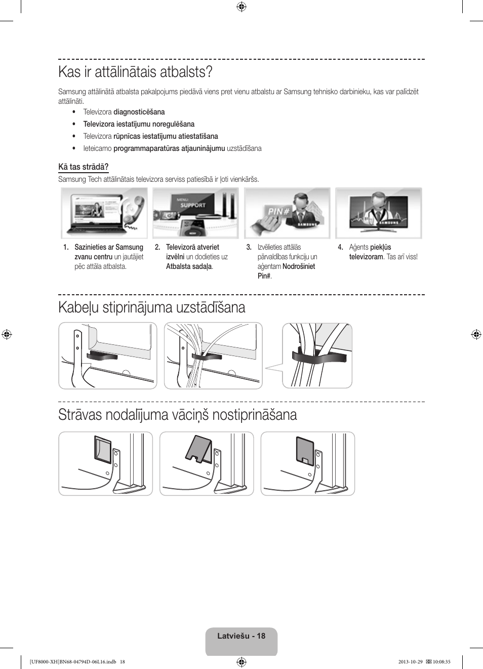 Kas ir attālinātais atbalsts | Samsung UE75F8000ST User Manual | Page 330 / 385