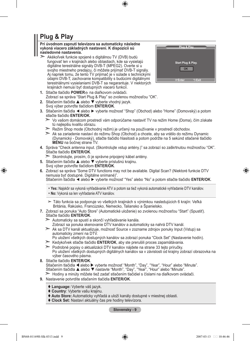 Plug & play | Samsung LE26R87BD User Manual | Page 404 / 507
