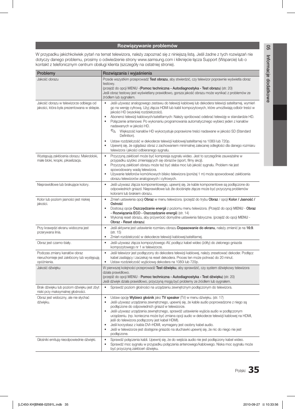 Samsung LE22C450E1W User Manual | Page 115 / 401