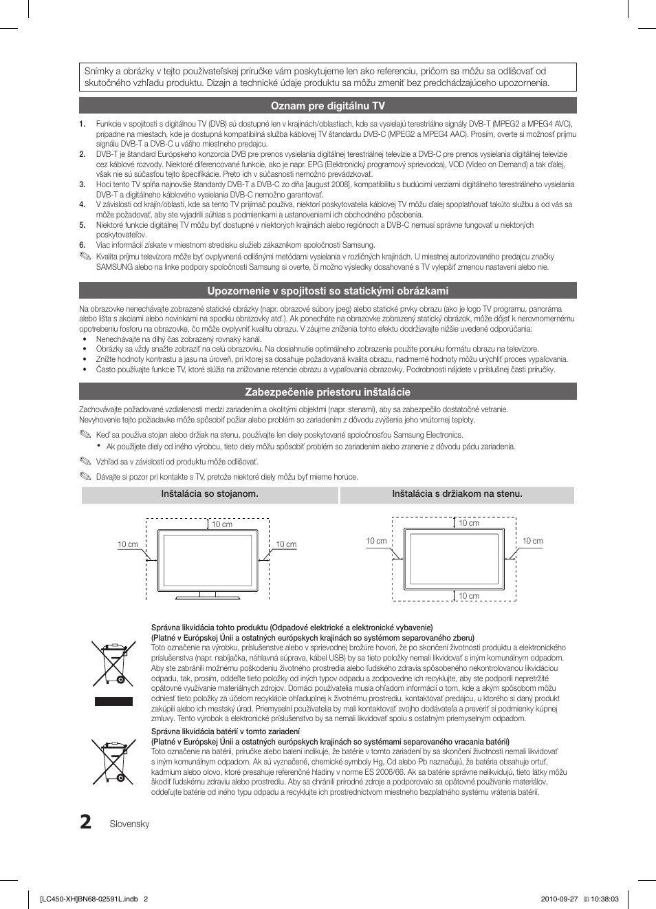 Samsung LE22C450E1W User Manual | Page 282 / 401