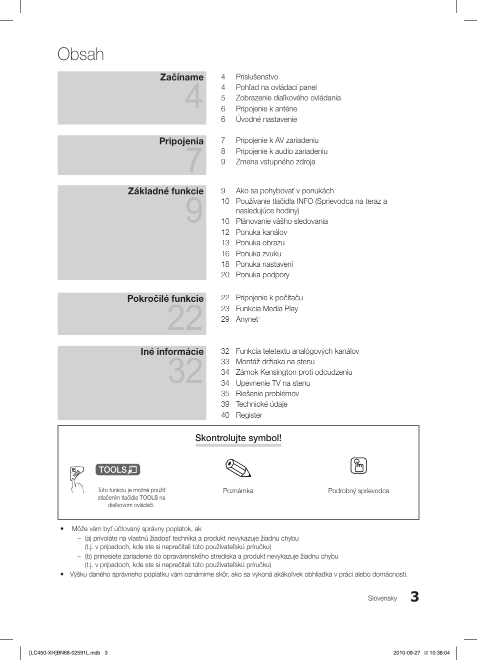 Samsung LE22C450E1W User Manual | Page 283 / 401