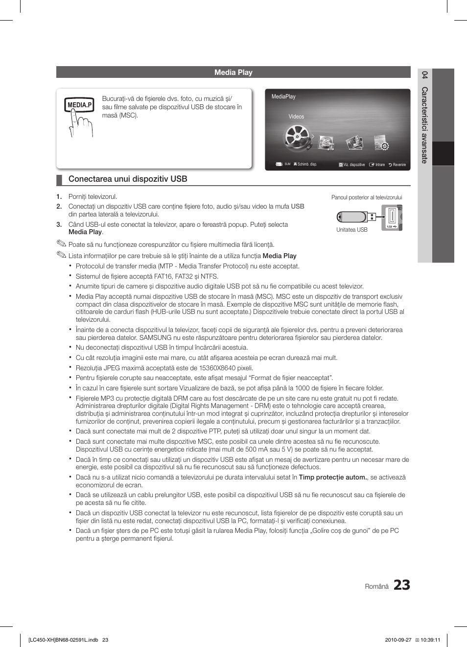 Samsung LE22C450E1W User Manual | Page 343 / 401