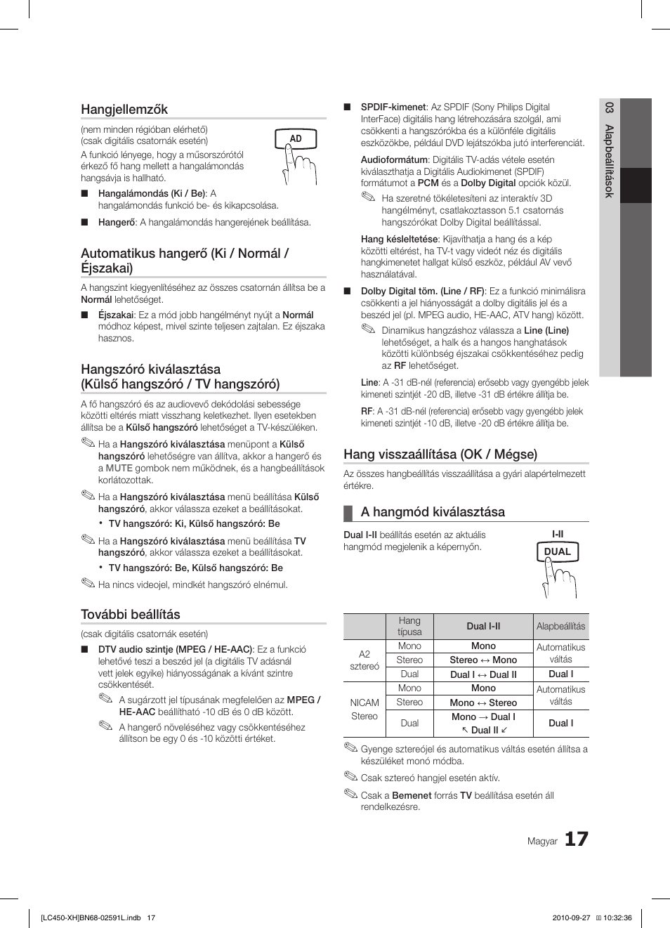 Samsung LE22C450E1W User Manual | Page 57 / 401