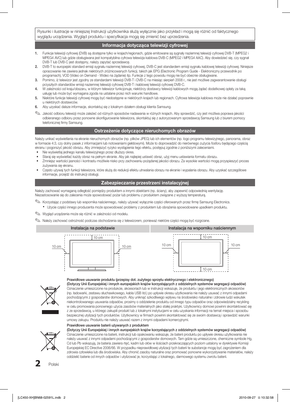 Samsung LE22C450E1W User Manual | Page 82 / 401