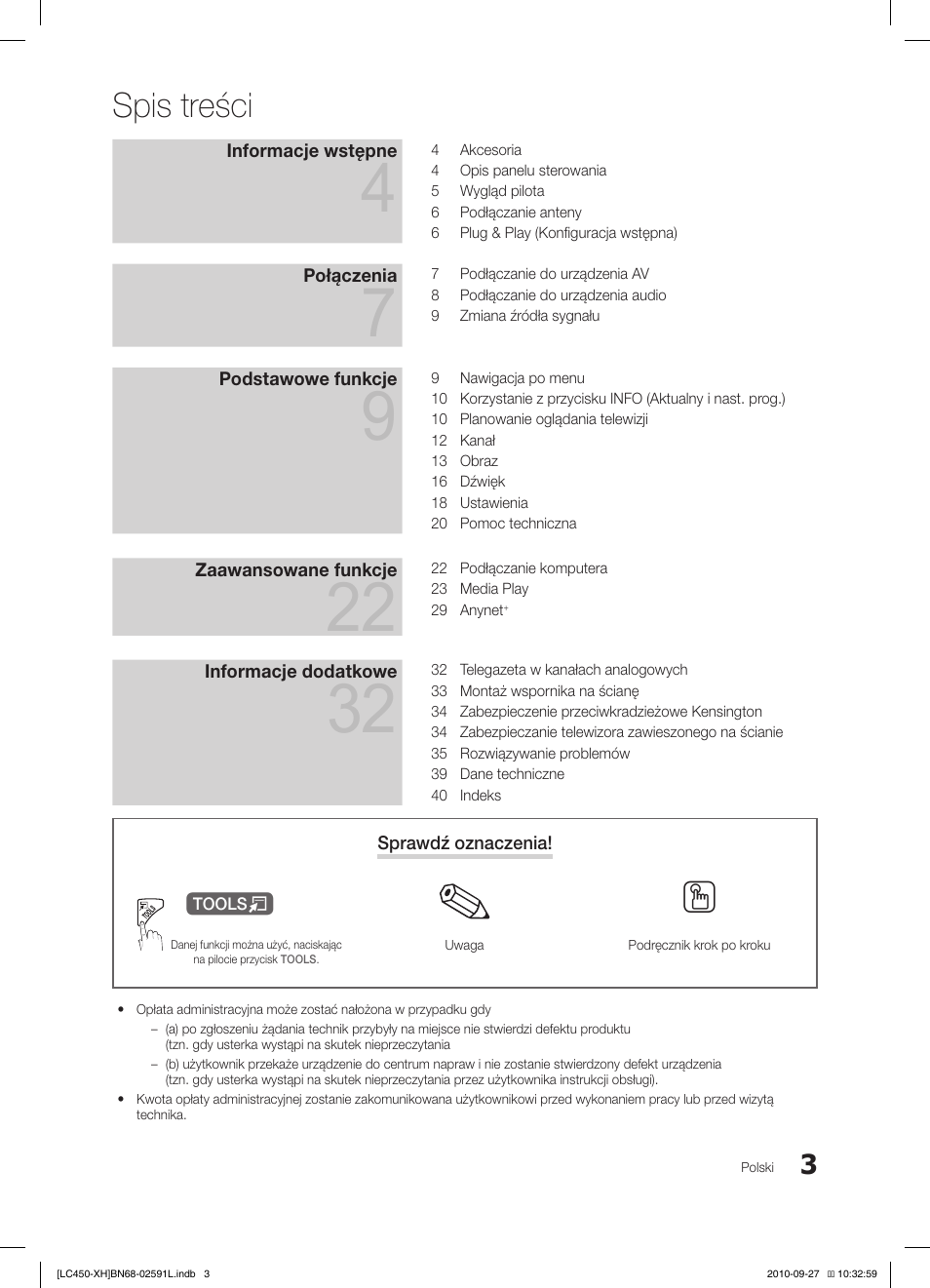 Samsung LE22C450E1W User Manual | Page 83 / 401