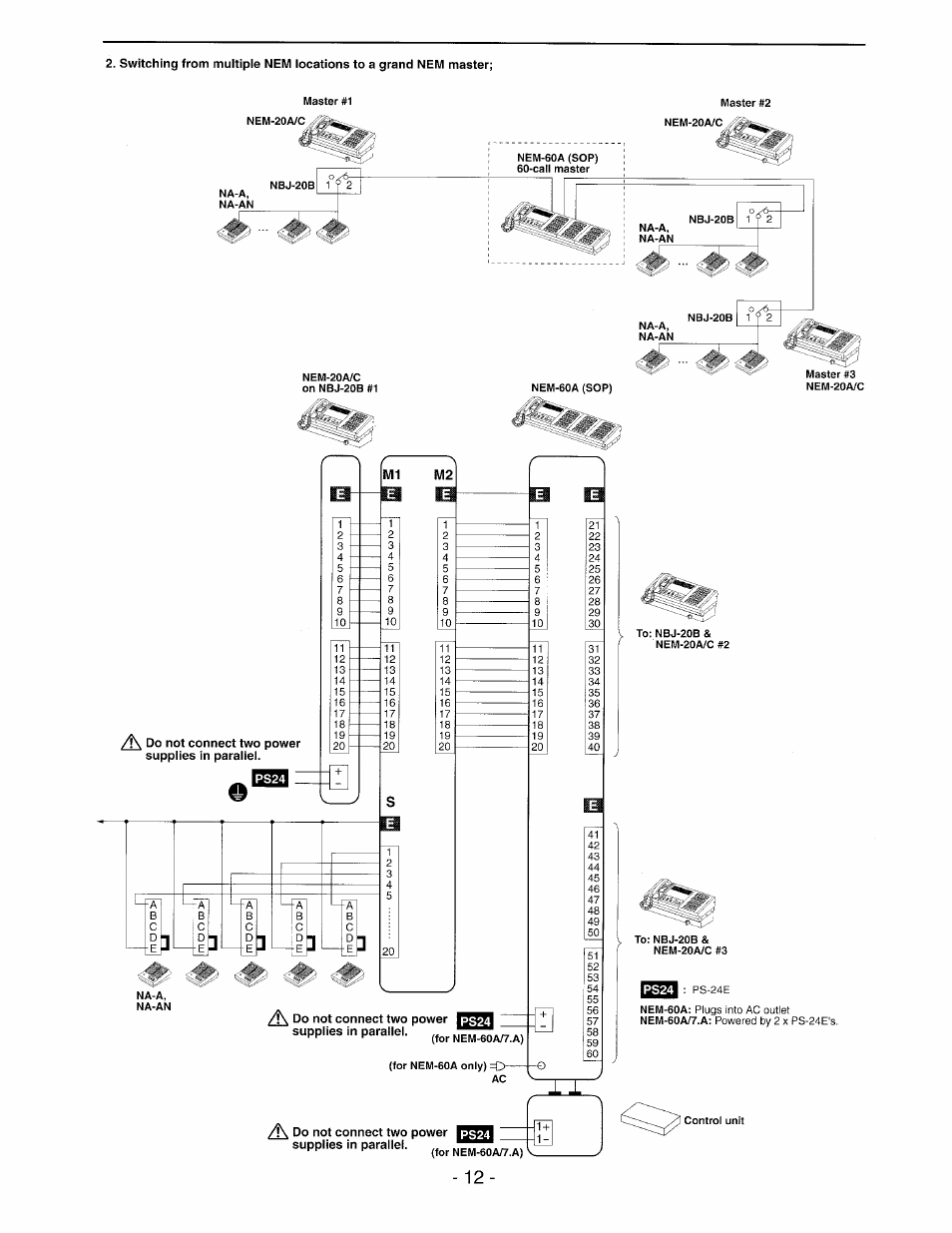 Aiphone NEM-30/C User Manual | Page 12 / 16