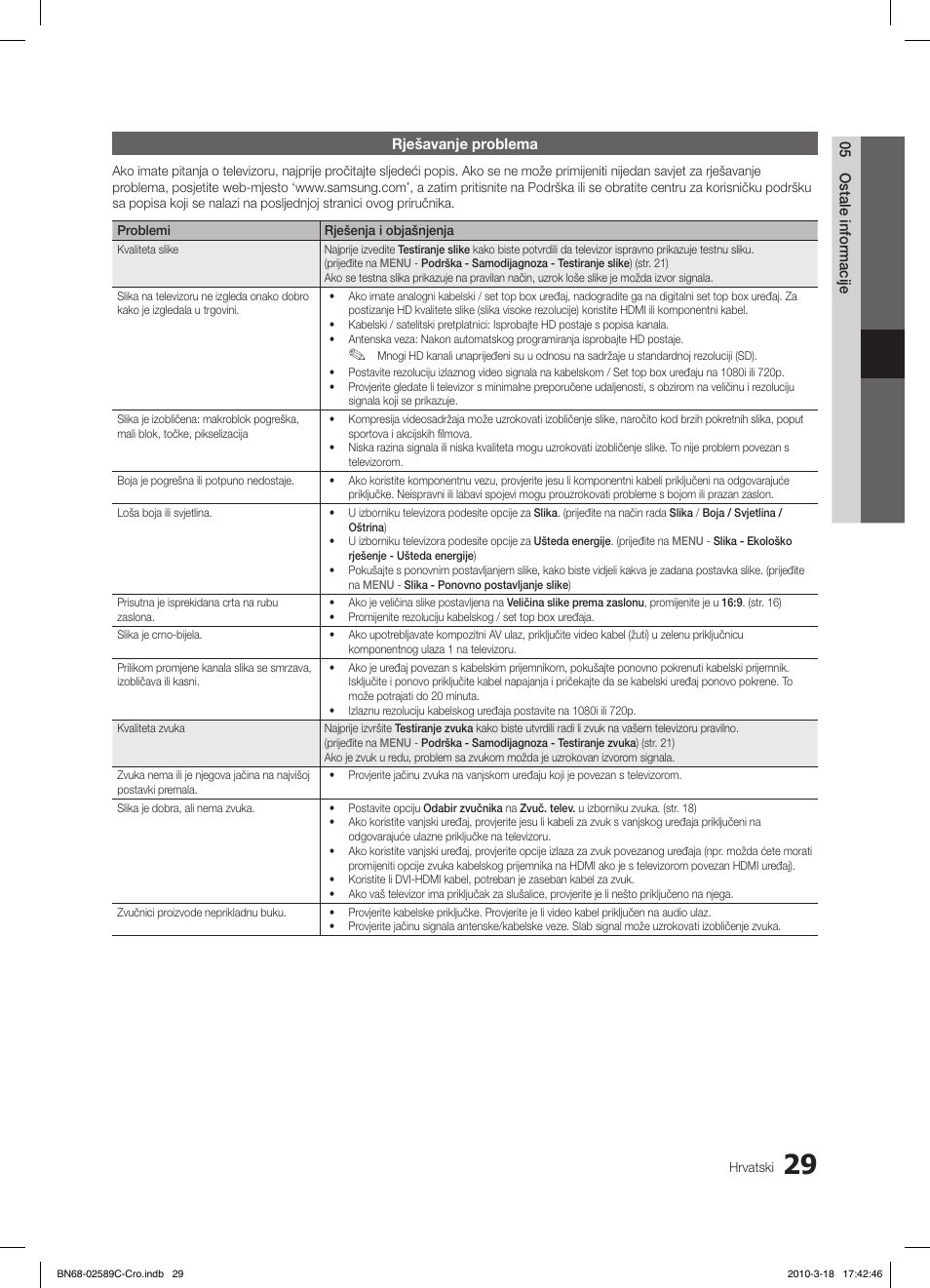 Samsung LE32C350D1W User Manual | Page 194 / 331