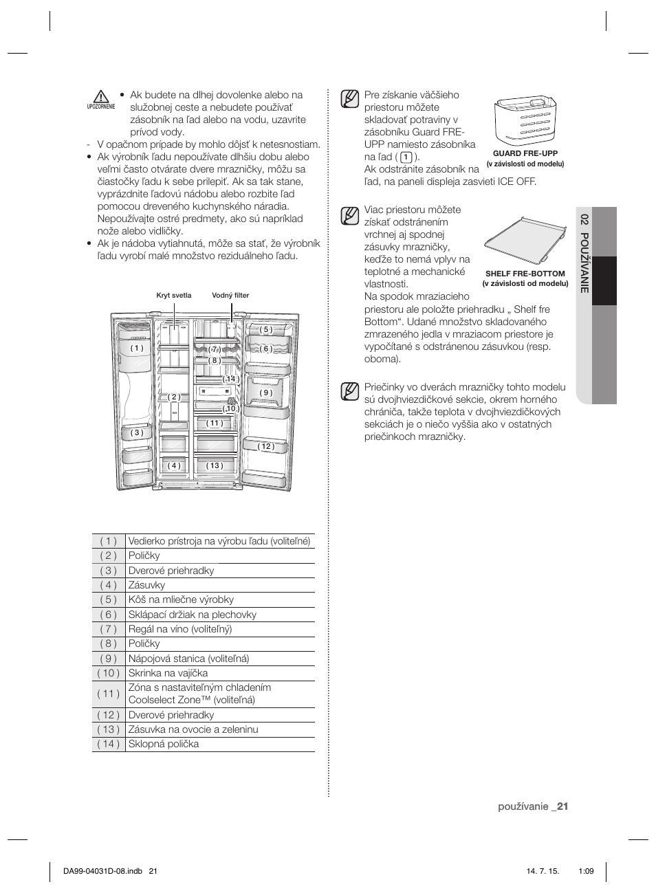 Samsung RS61781GDSR User Manual | Page 125 / 132