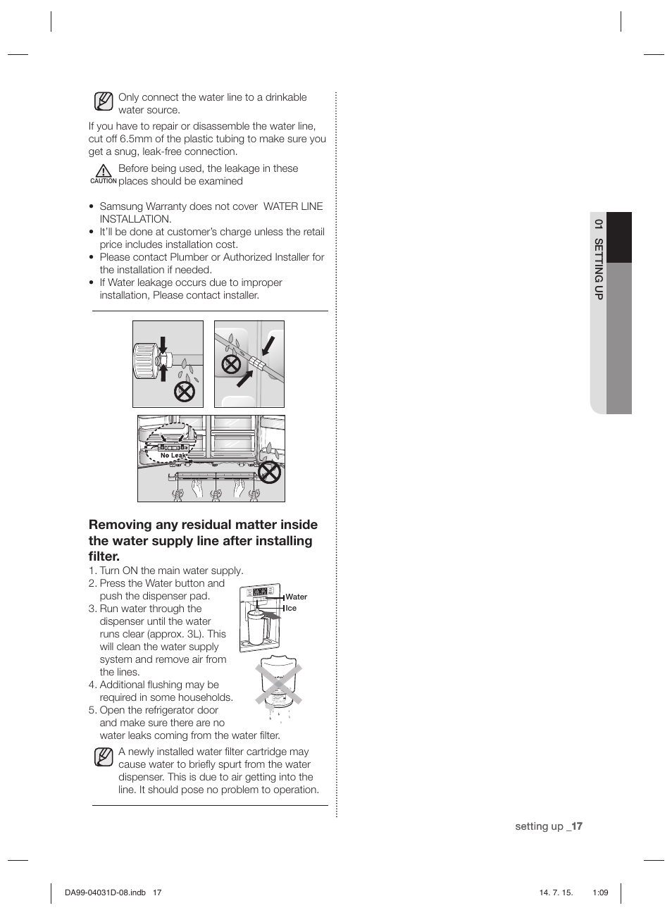 Samsung RS61781GDSR User Manual | Page 43 / 132