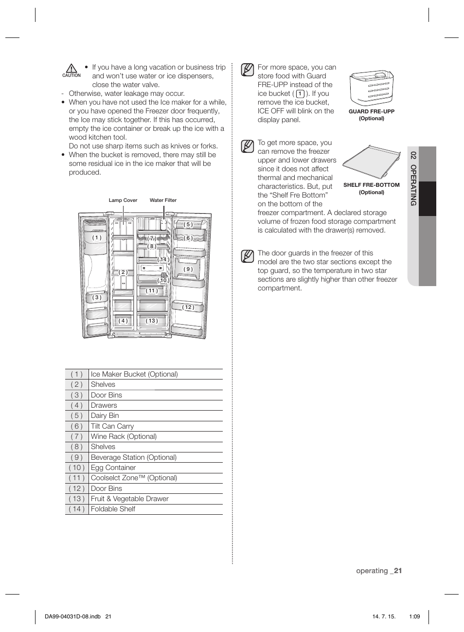 Samsung RS61781GDSR User Manual | Page 47 / 132